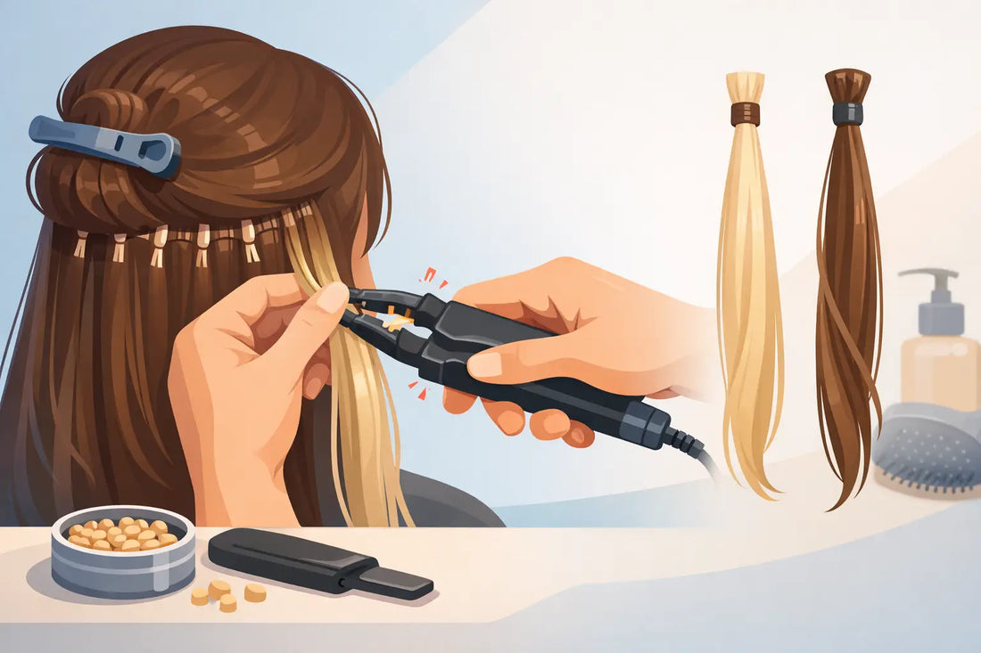 How to Rebond Hair Extensions Properly