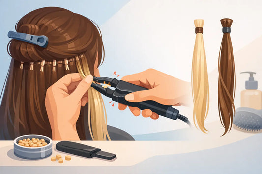 How to Rebond Hair Extensions Properly