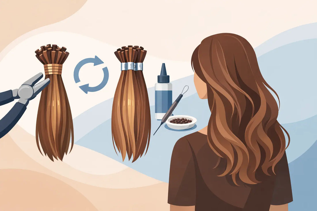 Can You Retip Human Hair Extensions?