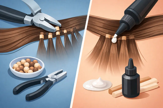 Keratin Beads vs Glue: Which Holds Better?