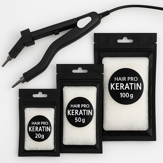 Premium Italian Keratin Granules for Hair Extensions