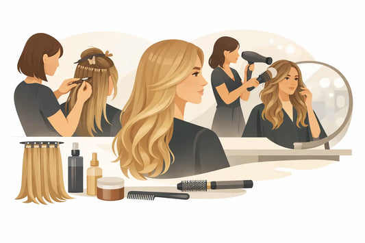 Salon Finish Extension Routine Example