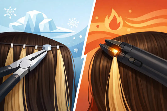 Cold Fusion vs Hot Fusion for Hair Extensions