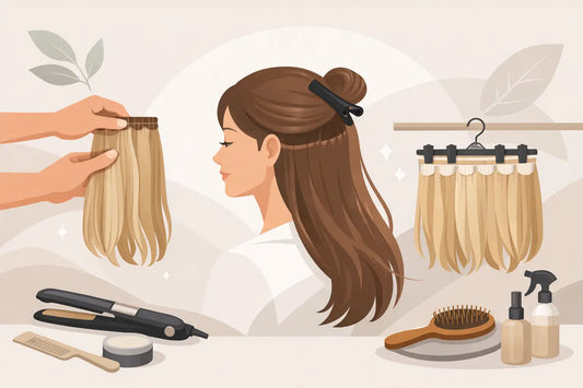 How to Prep Extension Hair the Right Way