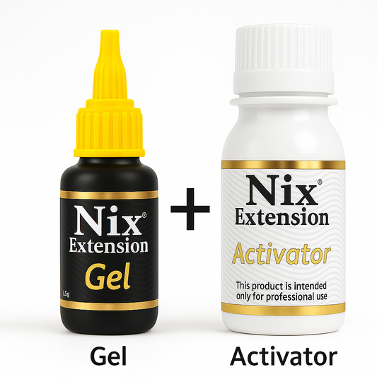 Nix Ice Extension Gel Glue & Activator (Black)